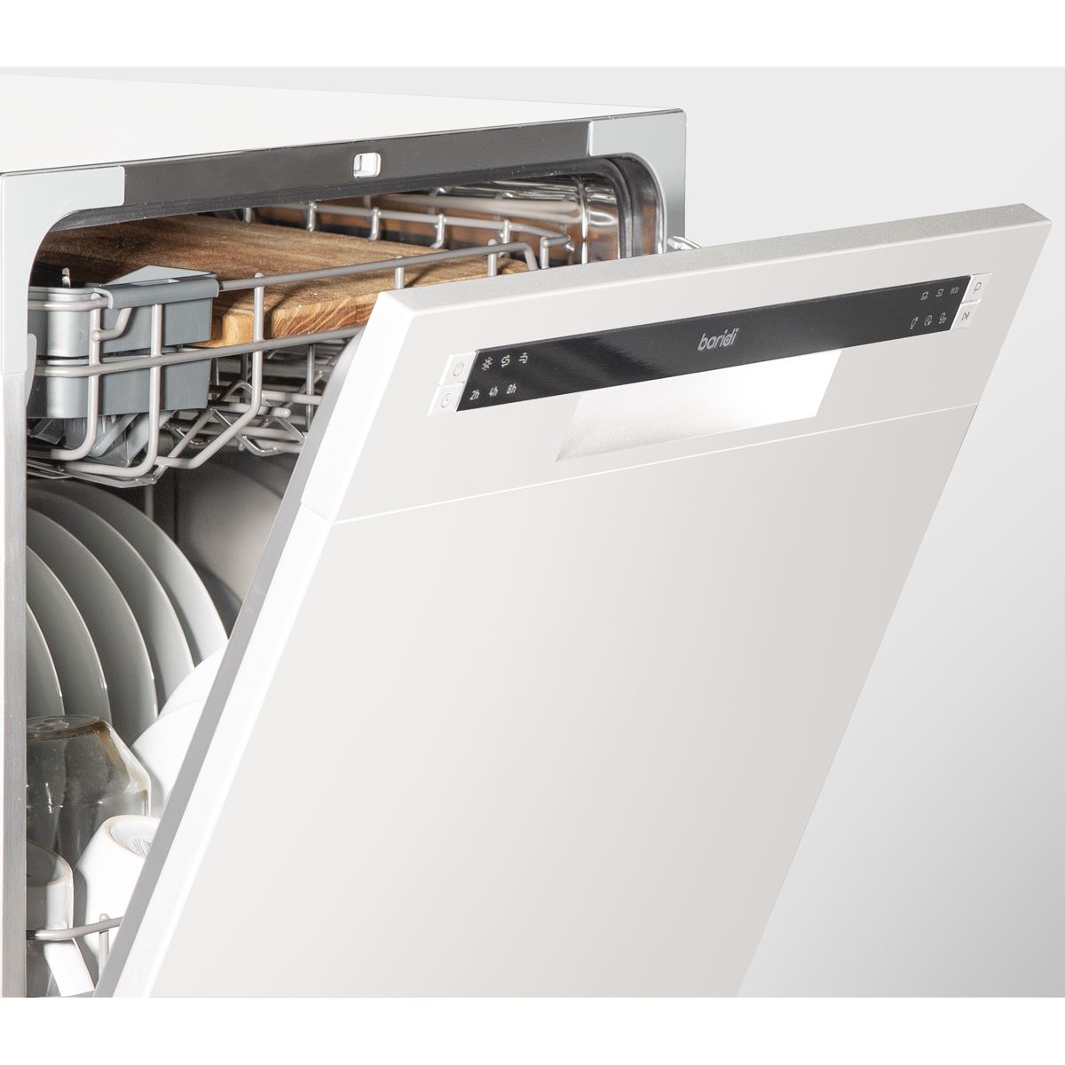Baridi Tabletop Dishwasher 8 Place Settings 8L Capacity - White