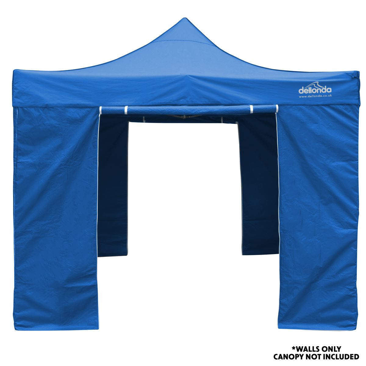 Dellonda Blue Premium Side Walls/Doors/Windows for Gazebo/Marquee, Fits 2 x 2m Models