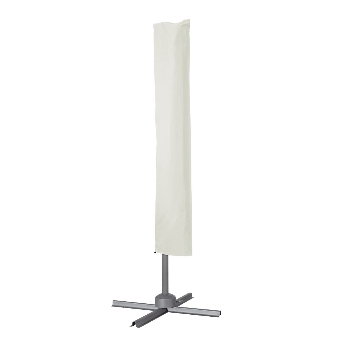 Dellonda Cantilever Parasol with 360° Rotation, Tilt & Cover 3m - Cream