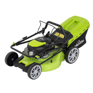 Dellonda Self-Propelled Petrol Lawnmower Grass Cutter with Height Adjustment & Grass Bag 170cc 20"/51cm 4-Stroke Engine