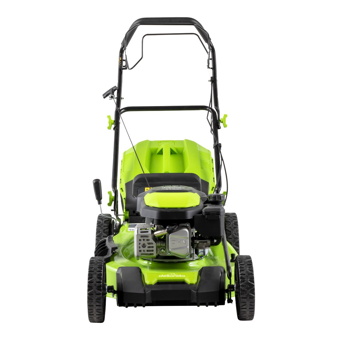 Dellonda Self-Propelled Petrol Lawnmower Grass Cutter with Height Adjustment & Grass Bag 170cc 20"/51cm 4-Stroke Engine
