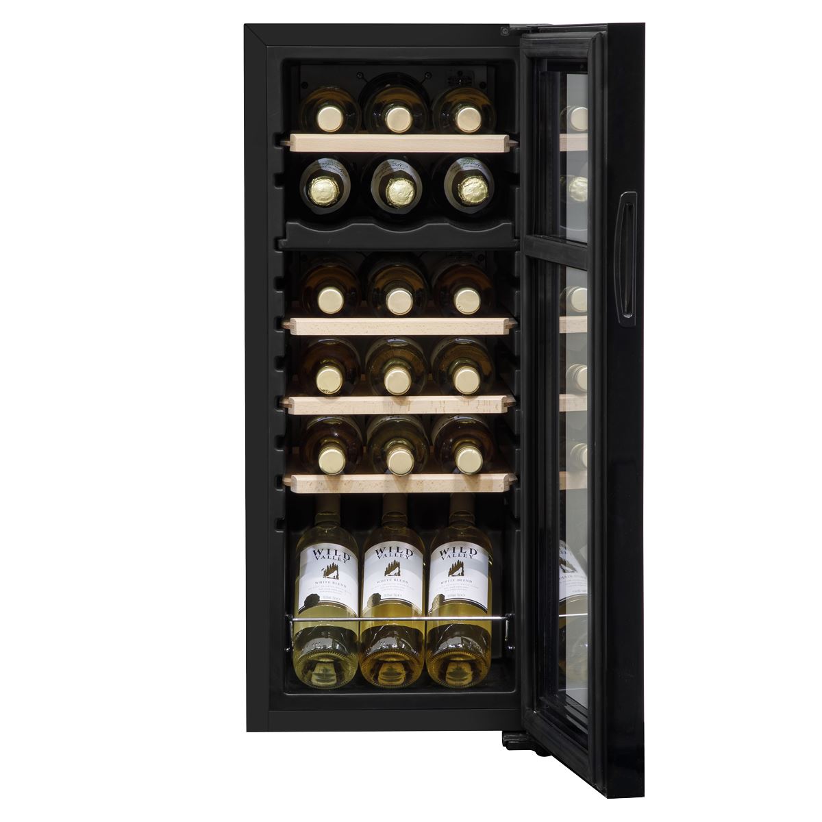 Baridi 18 Bottle Dual Zone Wine Fridge & Cooler