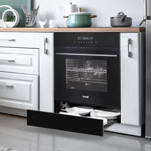 Baridi Integrated Warming Drawer 60cm - Black