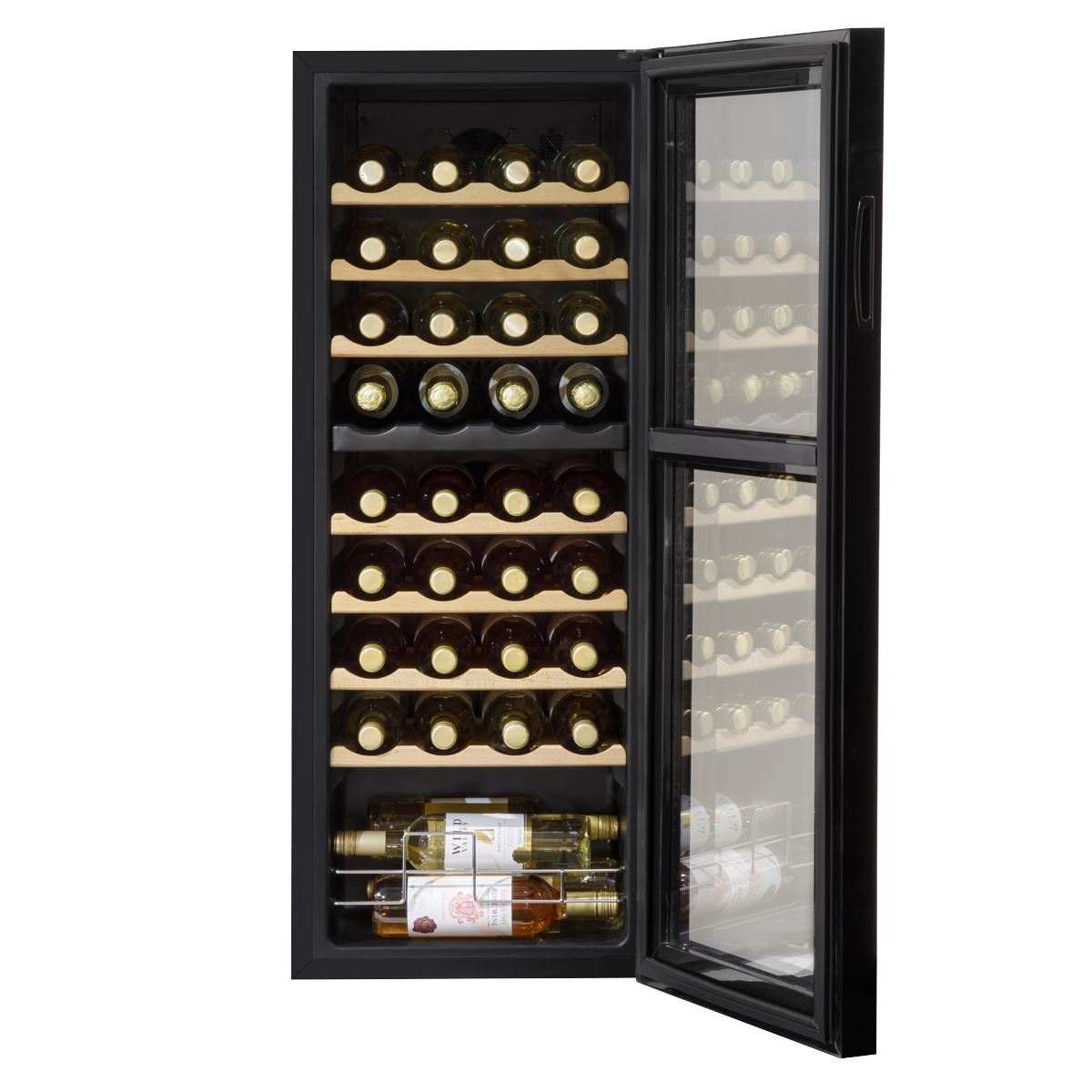 Baridi 36 Bottle Dual Zone Wine Fridge & Cooler
