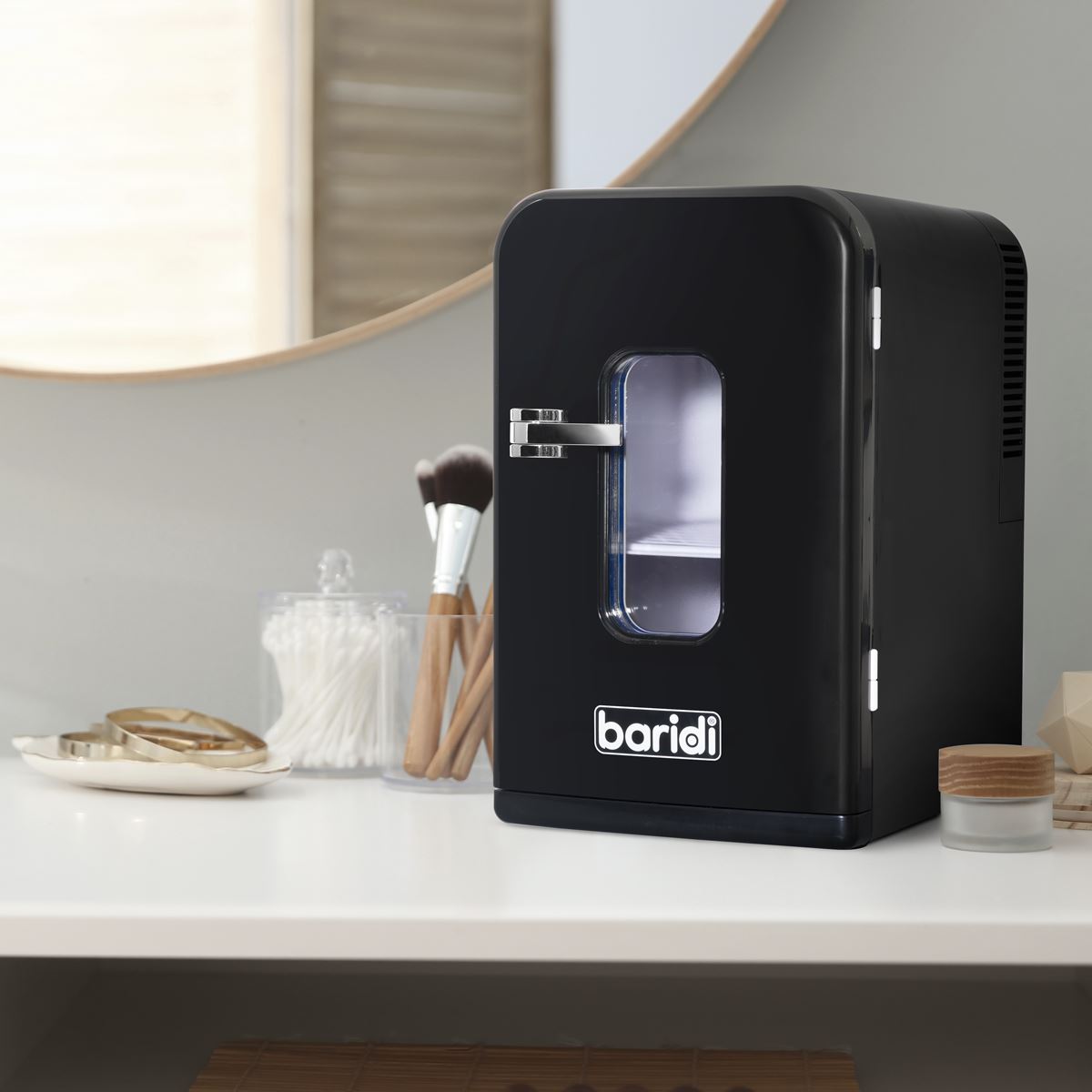 Baridi Mini Fridge/Warmer 15L Capacity 12V/230V - Black
