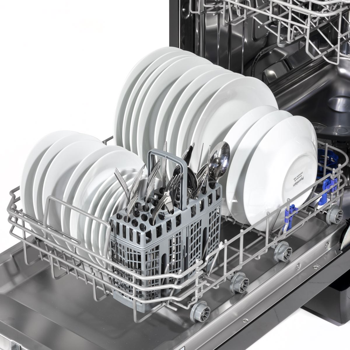 Slimline Freestanding Dishwasher 45cm Wide 10 Place Settings - Black