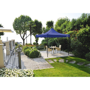 Dellonda Blue Premium 2x2m Pop-Up Gazebo, Heavy Duty, PVC Coated, Water Resistant Fabric, Supplied with Carry Bag & Accesories