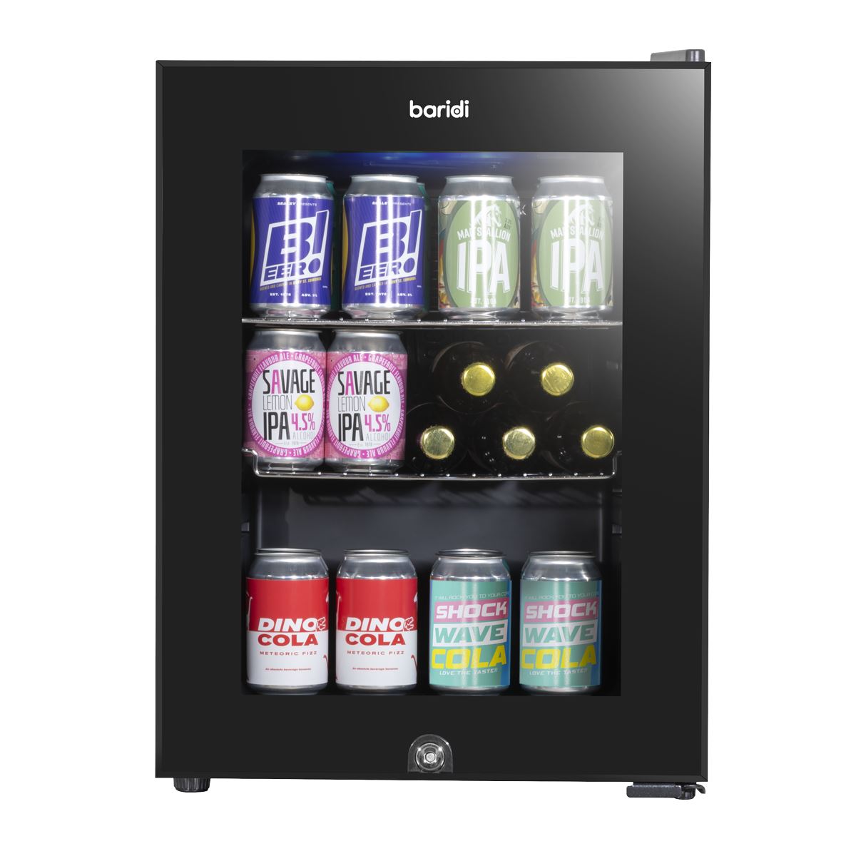 Baridi Mini Drinks Fridge 40L Capacity