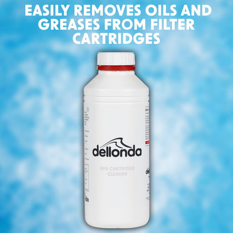 Dellonda Universal Filter Cartridge Cleaner for Hot Tubs/Spas & Swimming Pools 1L