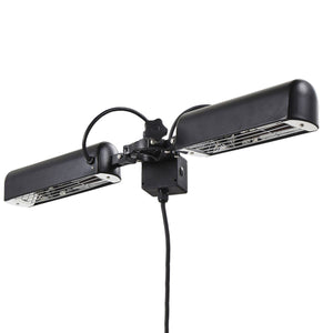 Dellonda Folding Parasol/Gazebo/Patio Outdoor Infrared Heater Extra Long 5M Cable, 1600W