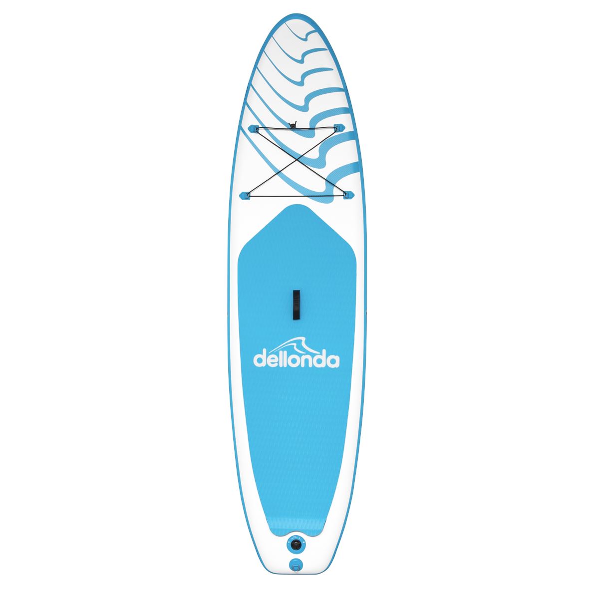 Dellonda Inflatable Stand-Up Paddle Board 10'6" - Light Blue/White