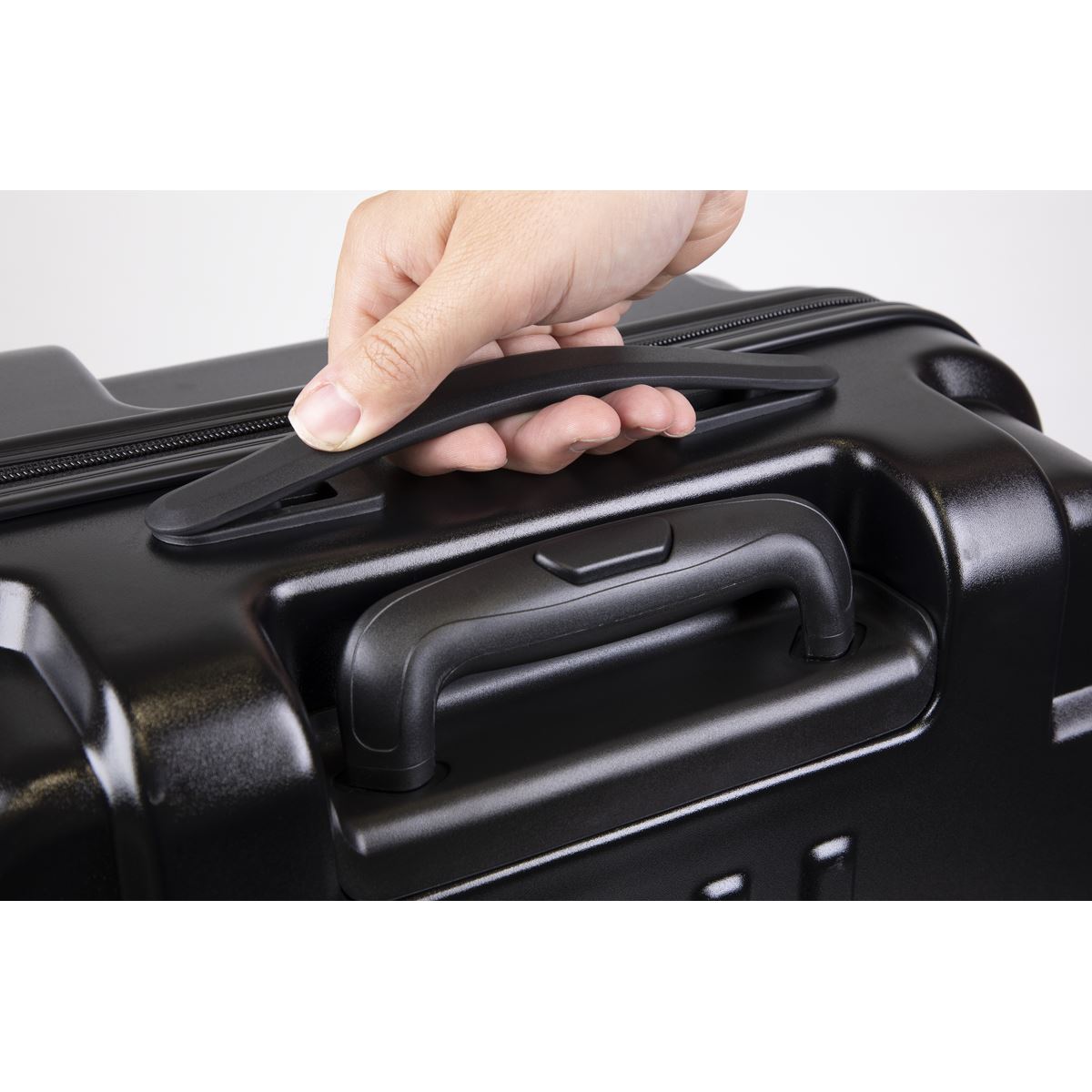 Dellonda Lightweight ABS Luggage Set 3pc - Black