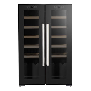 Baridi 24 Bottle Dual Zone Wine Fridge & Cooler