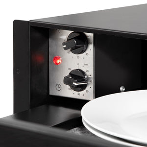 Baridi Integrated Warming Drawer 60cm - Black