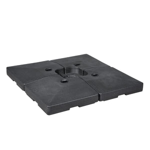 Dellonda Fillable Parasol Base, Water/Sand Fill 92L 4pc