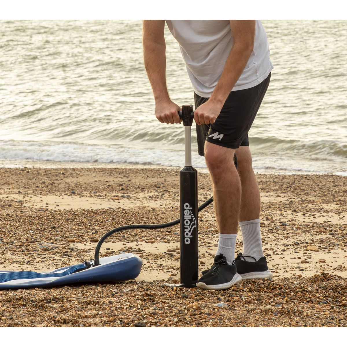 Dellonda Inflatable Stand-Up Paddle Board 10'2" - Dark Blue