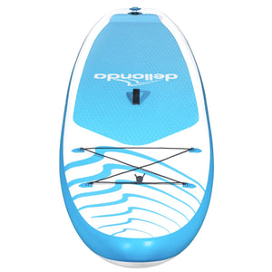 Dellonda Inflatable Stand-Up Paddle Board 10'6" - Light Blue/White