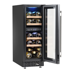 17 Bottle Slim Wine Fridge & Cooler 30cm