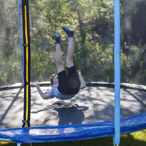 Dellonda Heavy-Duty Outdoor Trampoline with Safety Enclosure Net 10ft