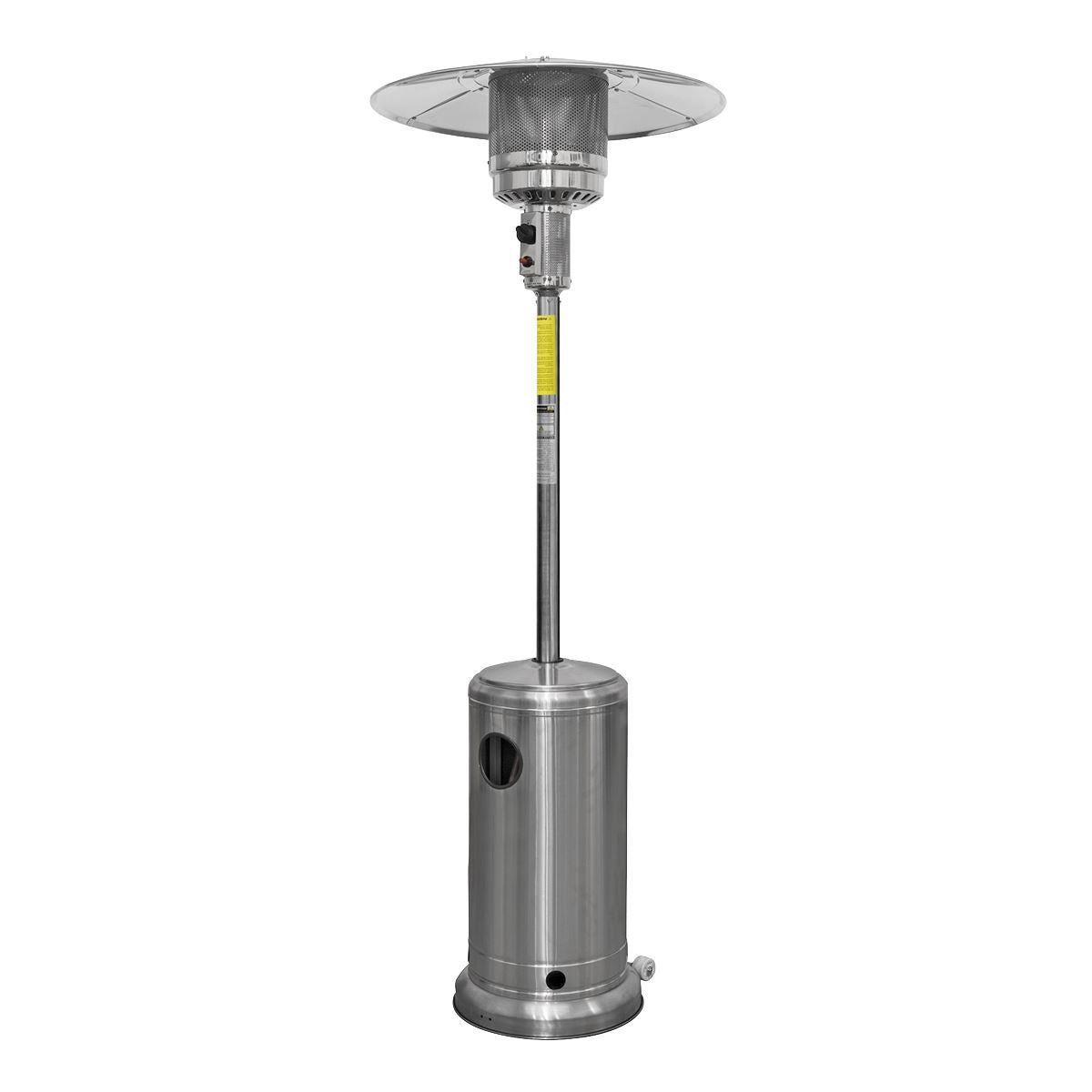 Dellonda Outdoor Garden Gas Patio Heater 13kW Commercial & Domestic Use, Stainless Steel