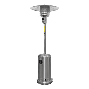 Dellonda Outdoor Garden Gas Patio Heater 13kW Commercial & Domestic Use, Stainless Steel