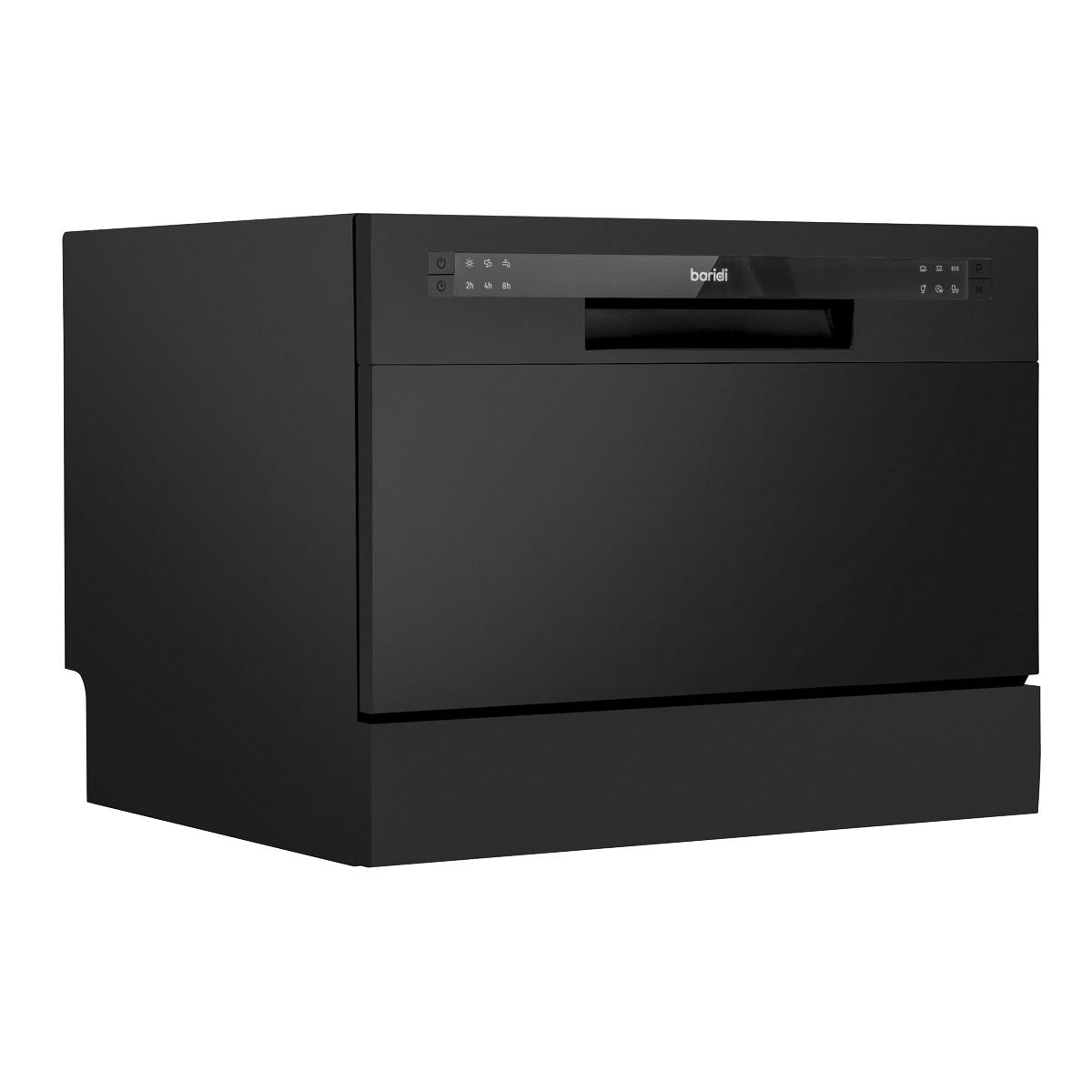 Baridi Tabletop Dishwasher 6 Place Settings 6.5L Capacity - Black