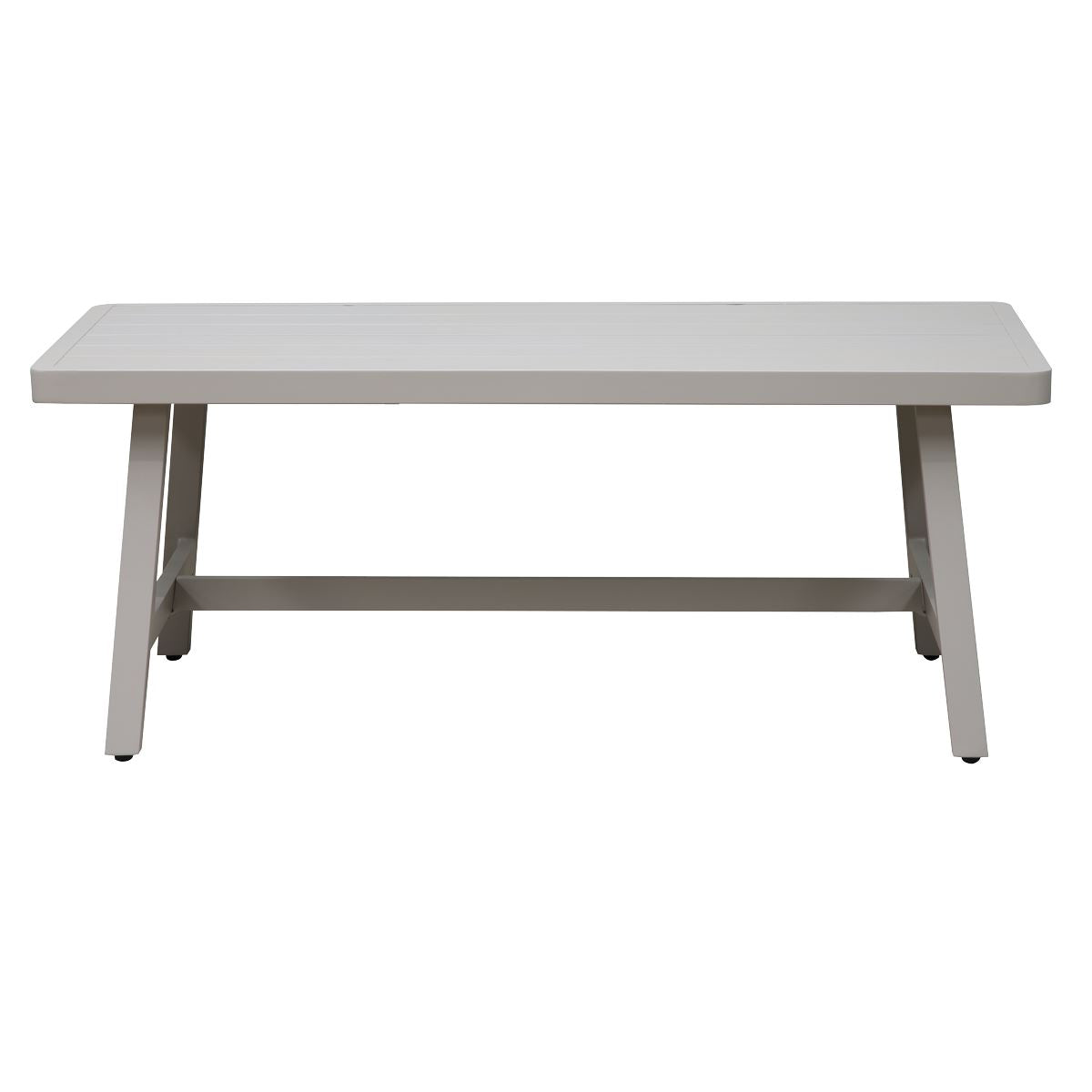 Dellonda Fusion Aluminium Outdoor Corner Sofa & Coffee Table Set 4 Piece