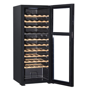 Baridi 55 Bottle Dual Zone Wine Fridge & Cooler