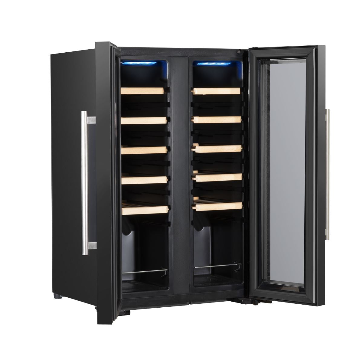 Baridi 24 Bottle Dual Zone Wine Fridge & Cooler