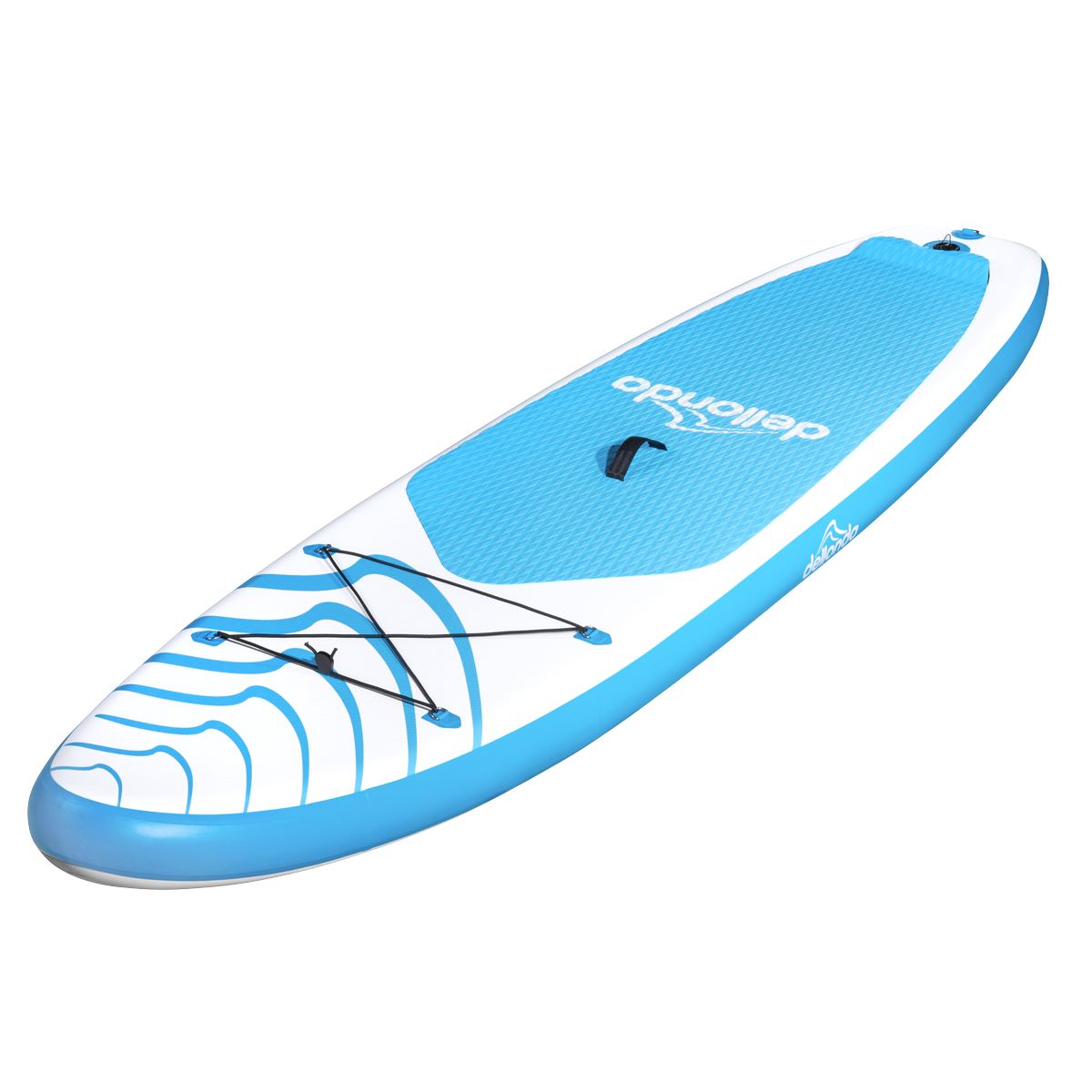 Dellonda Inflatable Stand-Up Paddle Board 10'6" - Light Blue/White