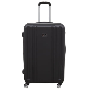 Dellonda Lightweight ABS Luggage Set with TSA Lock - Black