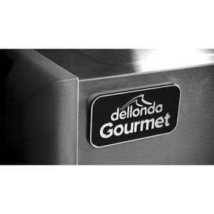 Dellonda 4+1 Burner Deluxe Gas BBQ Grill with Piezo Ignition & Thermometer - Stainless Steel