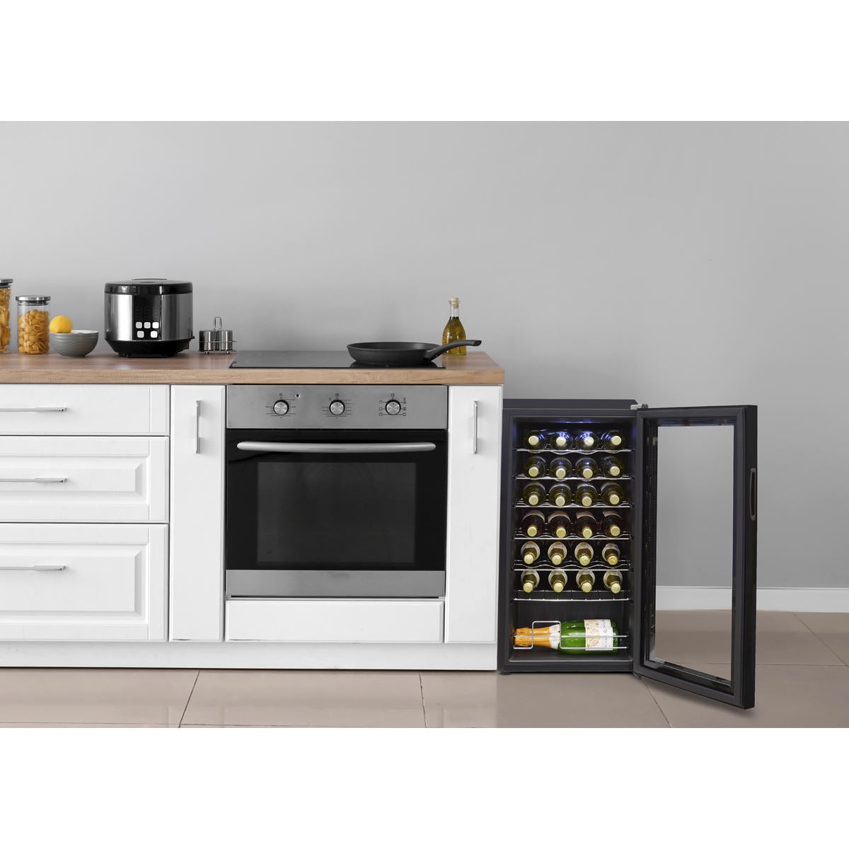 Baridi Tabletop Wine Fridge & Cooler 28 Bottle Capacity