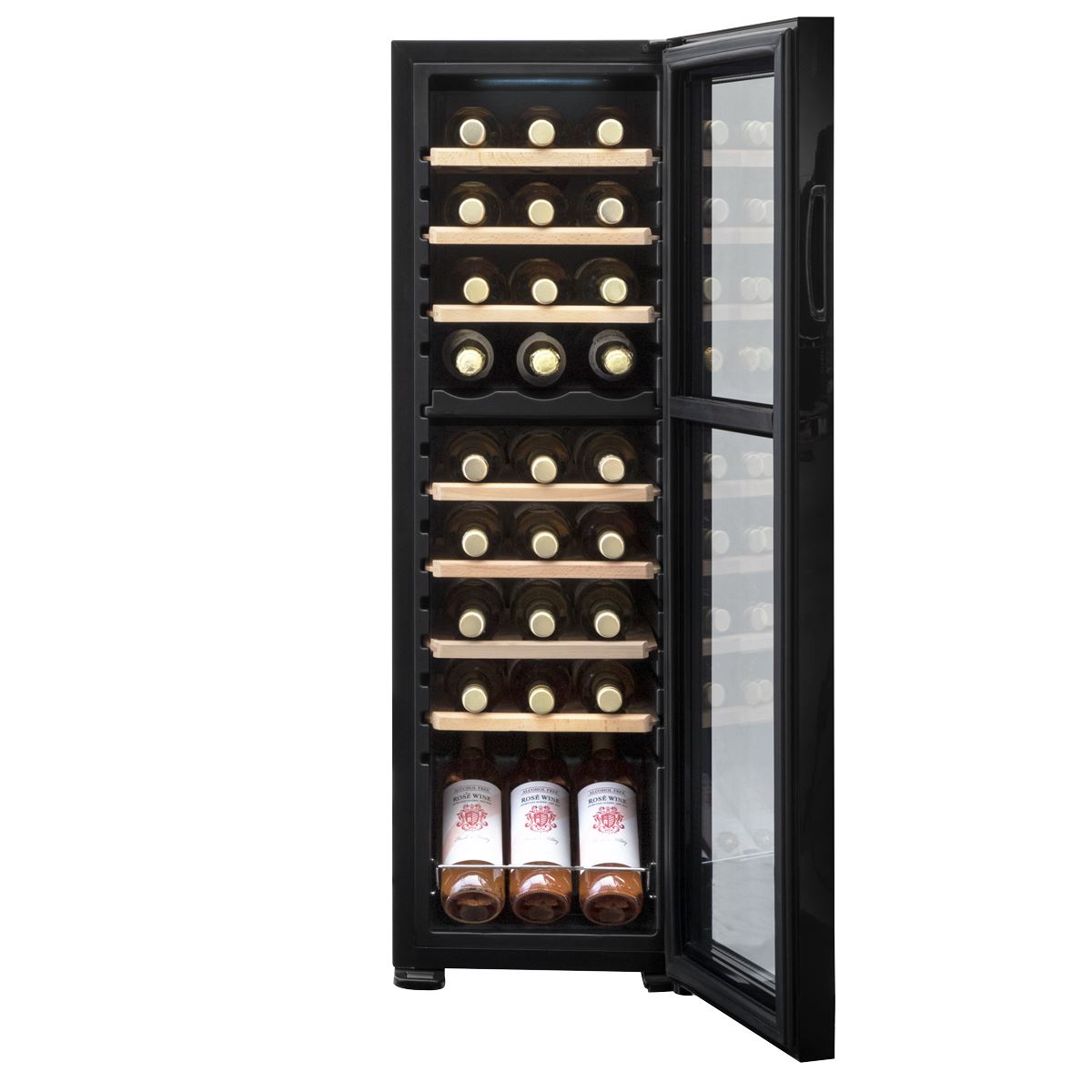 Baridi 27 Bottle Dual Zone Wine Fridge & Cooler