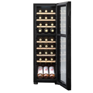 Baridi 27 Bottle Dual Zone Wine Fridge & Cooler