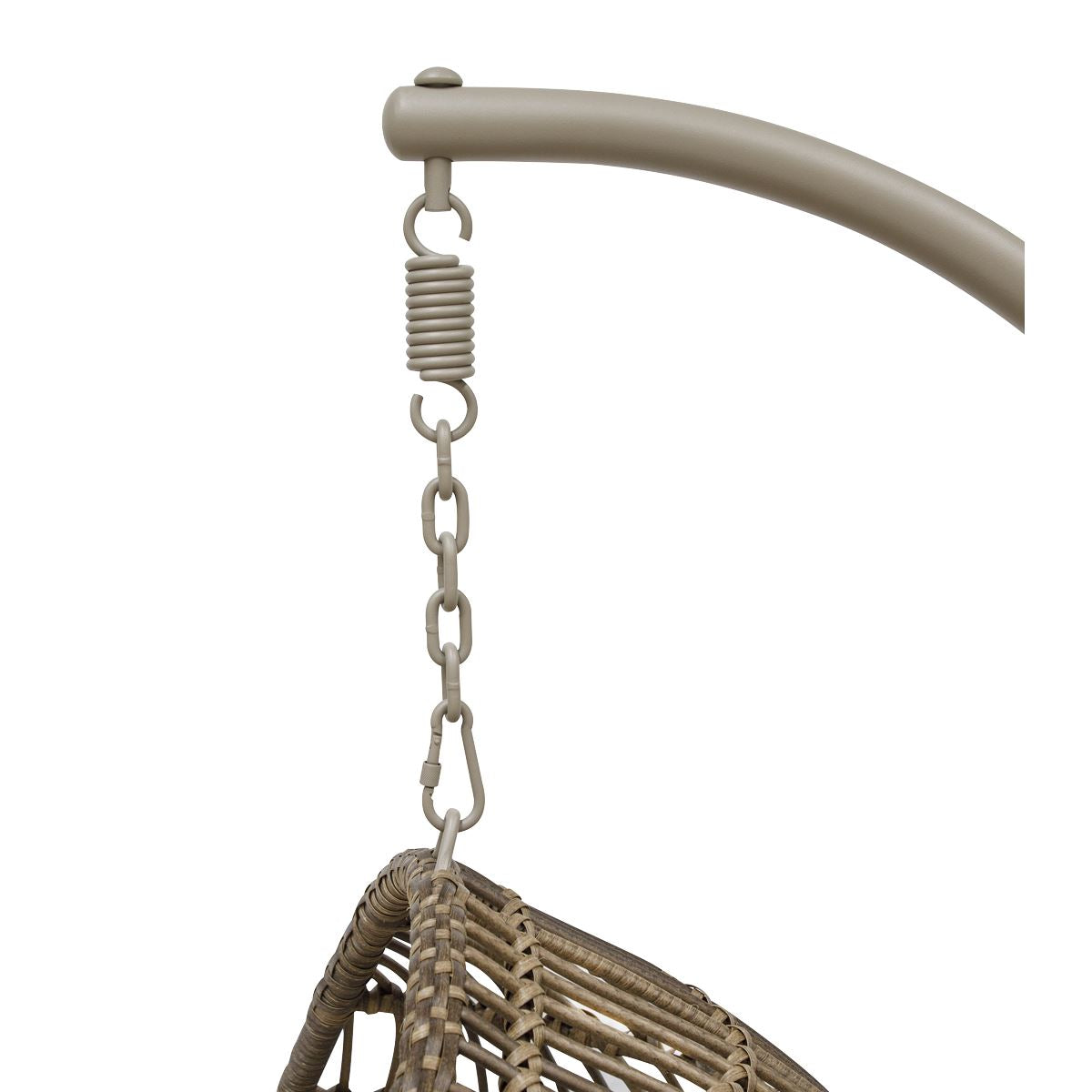 Dellonda Single Swinging Egg Chair with Cushion