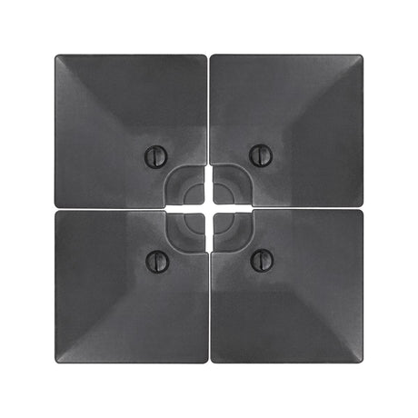 Dellonda Fillable Parasol Base, Water/Sand Fill 92L 4pc