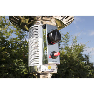 Dellonda Outdoor Garden Gas Patio Heater 13kW Commercial & Domestic Use, Stainless Steel