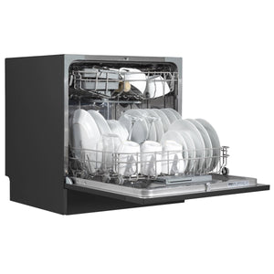 Baridi Tabletop Dishwasher 8 Place Settings 8L Capacity - Black
