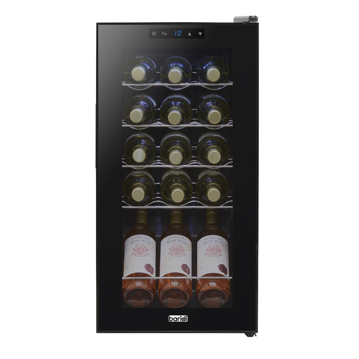 Baridi 15 Bottle Tabletop Wine Fridge & Cooler