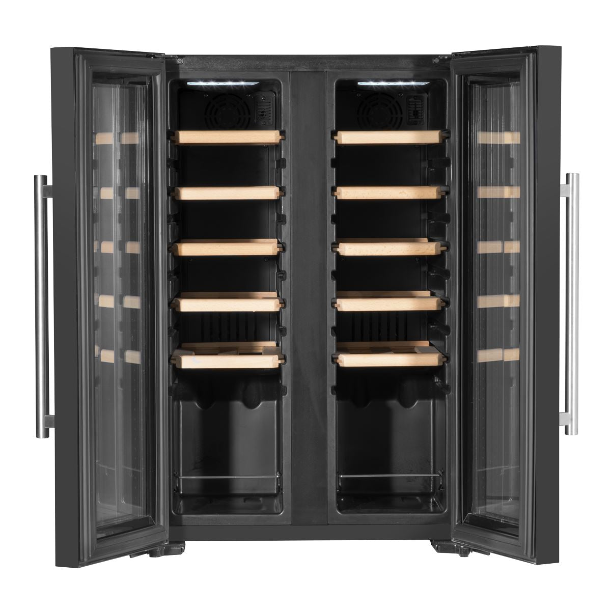 Baridi 24 Bottle Dual Zone Wine Fridge & Cooler