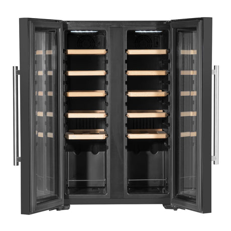 Baridi 24 Bottle Dual Zone Wine Fridge & Cooler