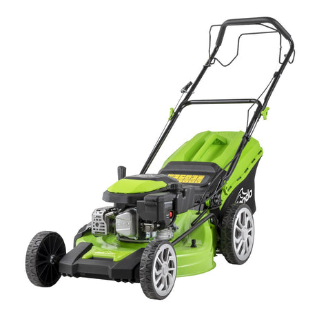 Dellonda Self-Propelled Petrol Lawnmower Grass Cutter with Height Adjustment & Grass Bag 170cc 20"/51cm 4-Stroke Engine