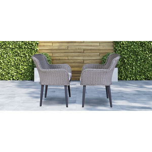 Dellonda Buxton Rattan Wicker Outdoor Garden Chair Set 2 Piece