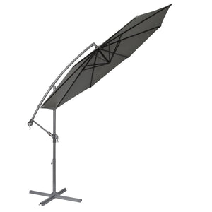 Dellonda Banana Parasol with Cover 3m - Grey