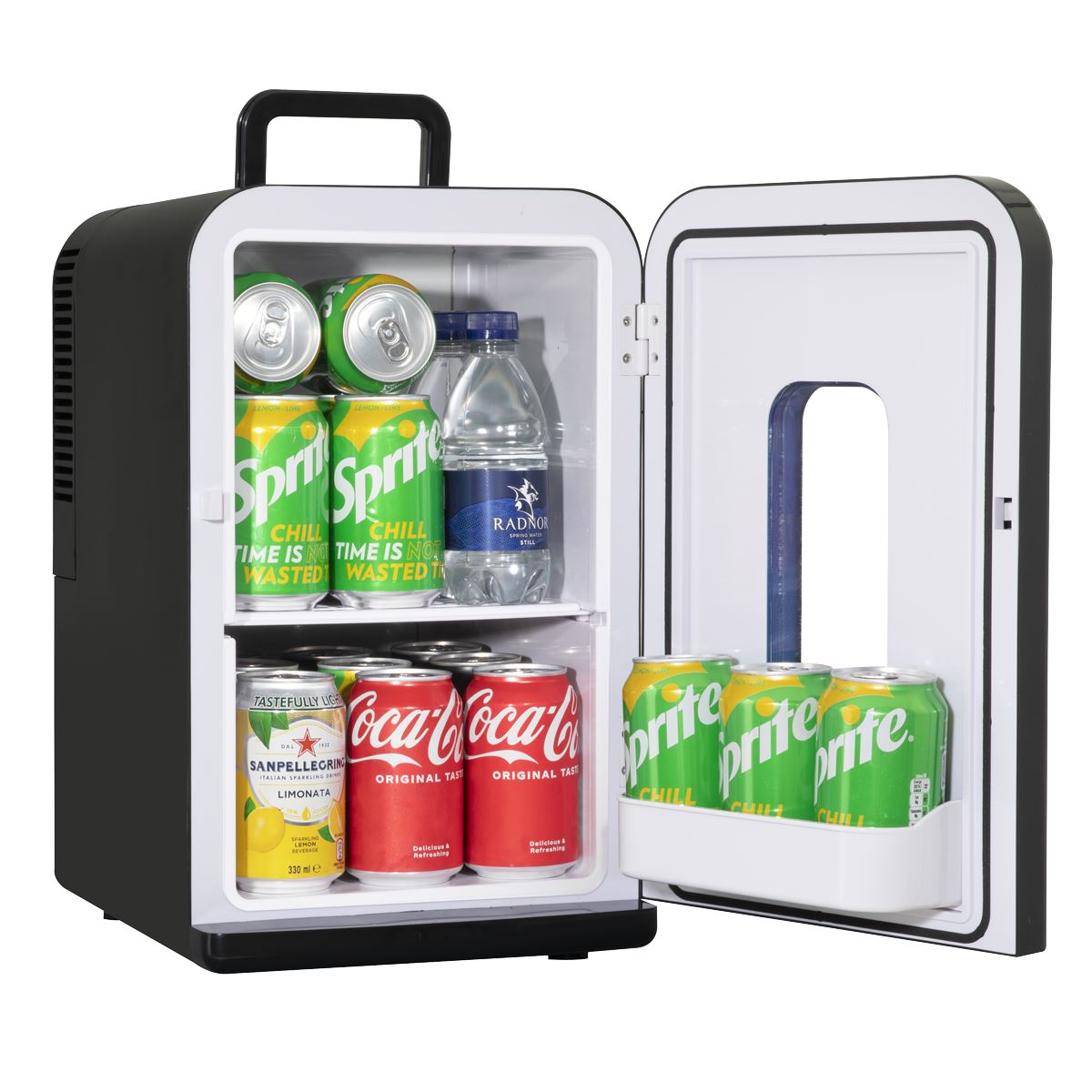 Baridi Mini Fridge/Warmer 15L Capacity 12V/230V - Black
