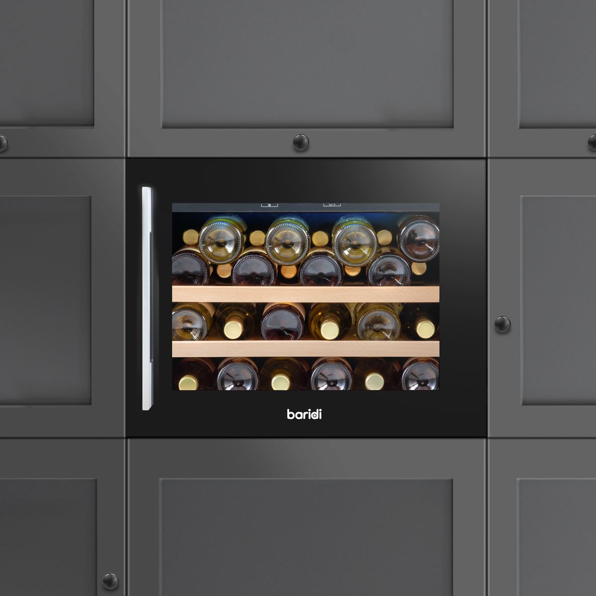 Baridi 28 Bottle Wine Fridge & Cooler 60cm