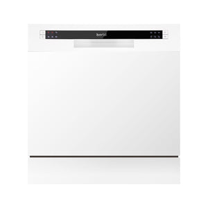 Baridi Tabletop Dishwasher 8 Place Settings 8L Capacity - White