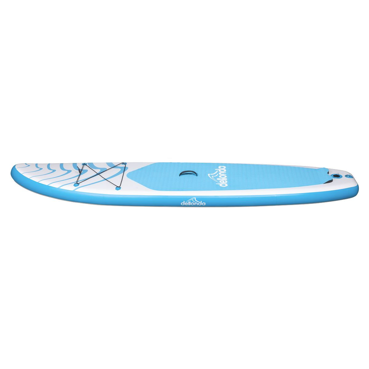 Dellonda Inflatable Stand-Up Paddle Board 10'6" - Light Blue/White