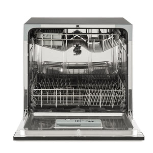 Baridi Tabletop Dishwasher 8 Place Settings 8L Capacity - Black